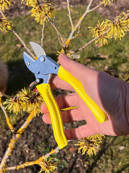 Chop Chop Bloom Gartenschere mit Ledergriff Canary Yellow