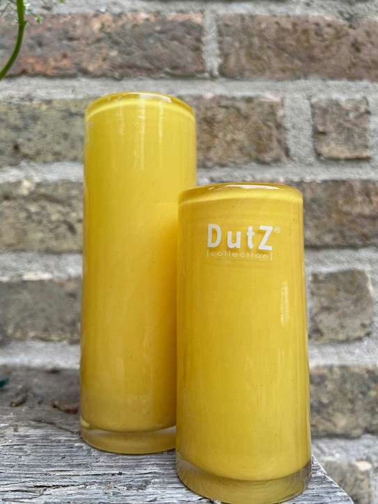 DutZ Collection Vase Cylinder S gelb D6