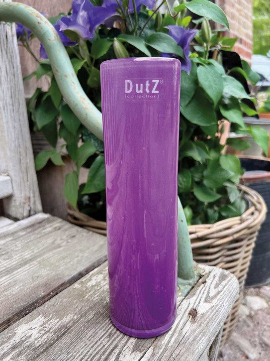 DutZ Collection Vase Cylinder M lila D6