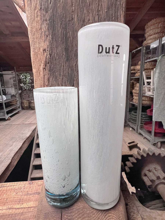 DutZ Collection Vase Cylinder weiß D6