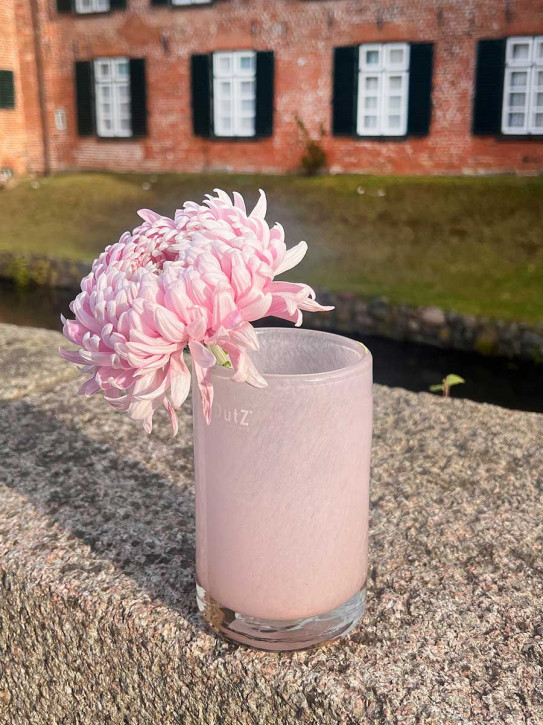 DutZ Collection Glas Vase Cylinder altrosa H15