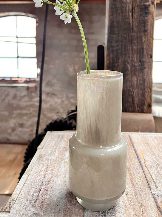 DutZ Collection Glas Vase Rona H18 taupe