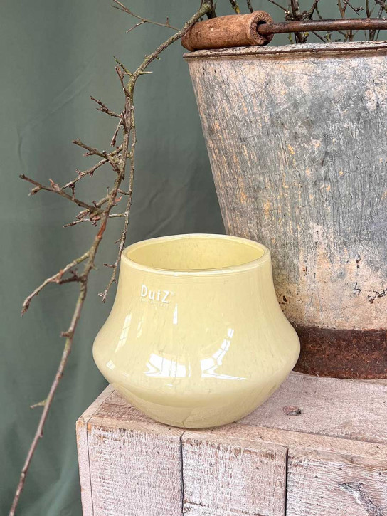 DutZ Collection Glas Pot Marco ivory H14 D18