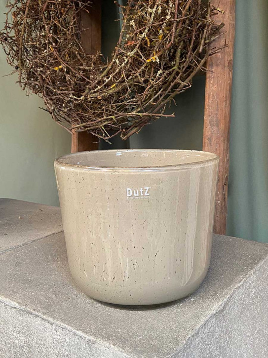 DutZ Collection Übertopf Pot Wide H18 D23 taupe