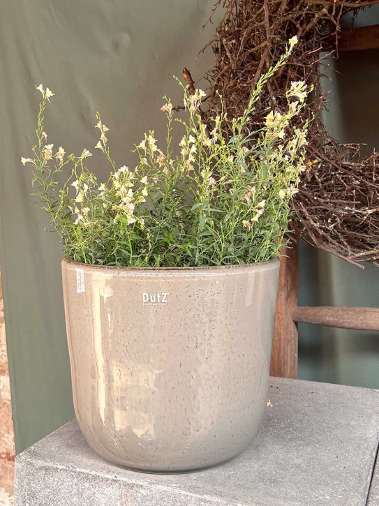 DutZ Collection Übertopf Pot Wide H24 D27 taupe