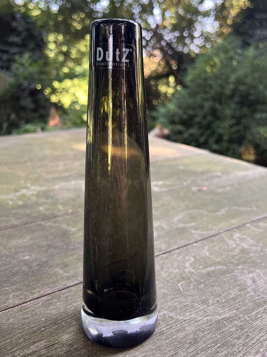 DutZ Collection Glasvase Solifleur H21 D5 smoke