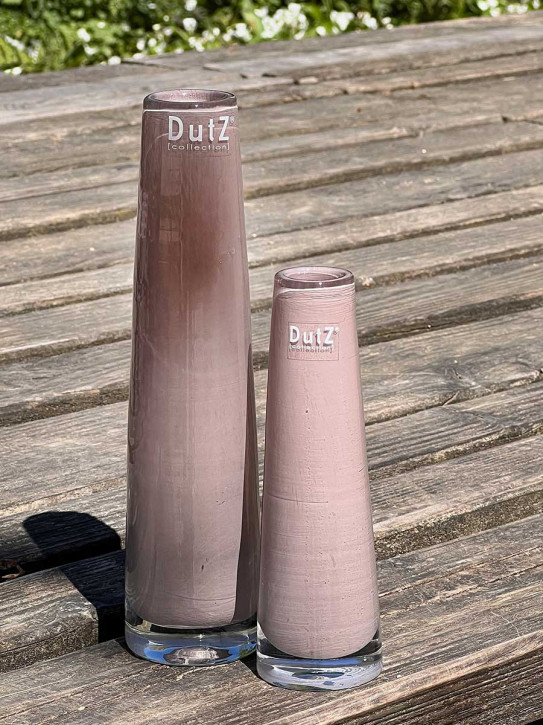 DutZ Collection Glasvase Solifleur H15 D5 mauve