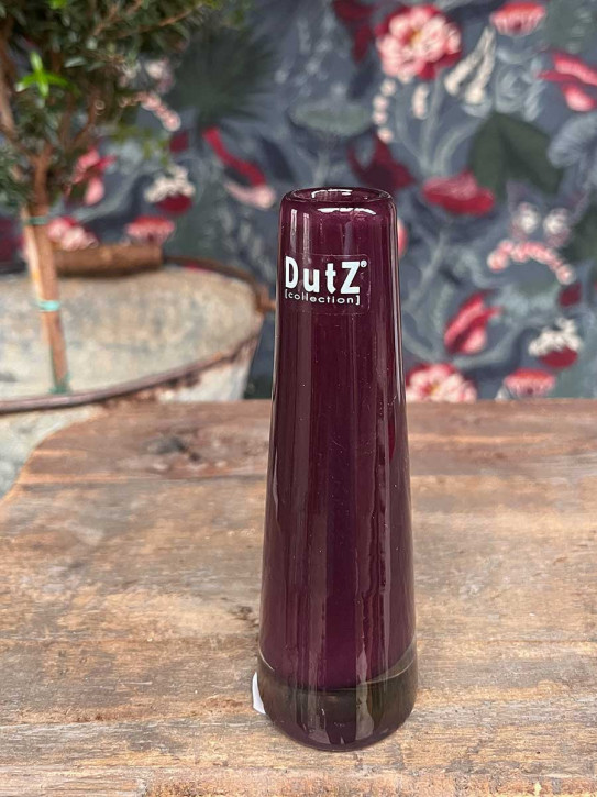 DutZ Collection Glasvase Solifleur H15 D5 plum