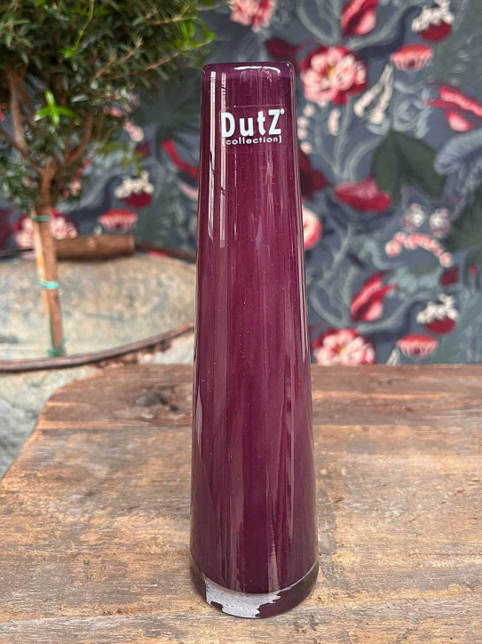 DutZ Collection Glasvase Solifleur H21 D5 plum
