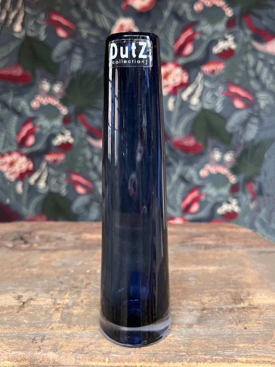 DutZ Collection Glasvase Solifleur H21 D5 steelblue