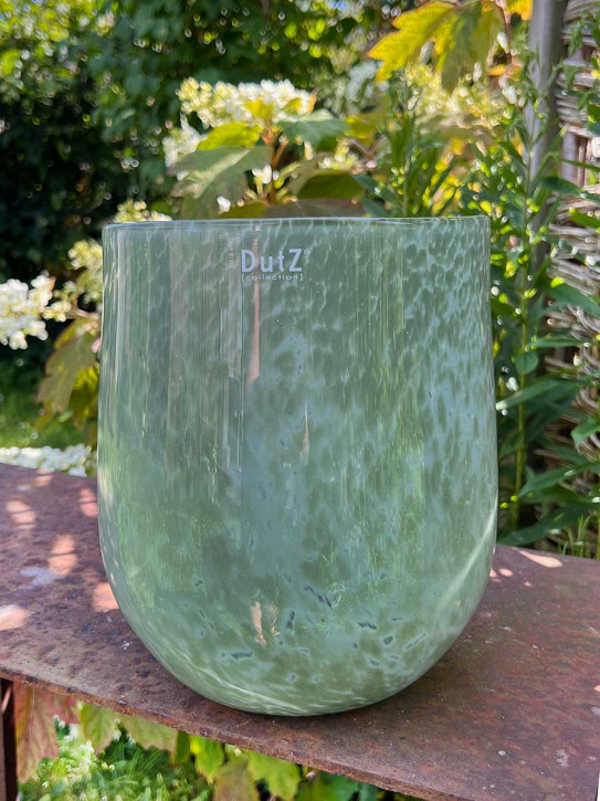 DutZ Collection Übertopf Vase Barrel Pistazie H24 D18
