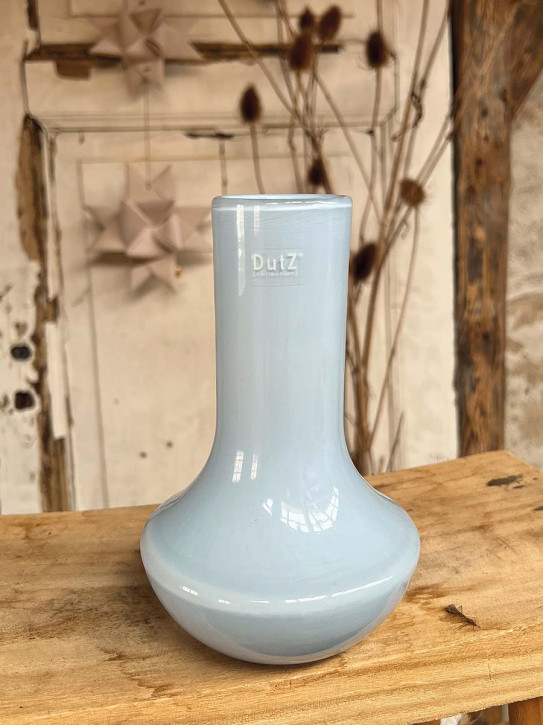 DutZ Collection Glas Vase Marco H19 D12 hellblau