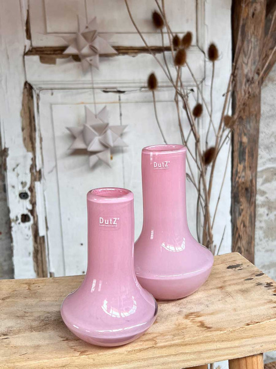 DutZ Collection Glas Vase Marco H16 D10 rose