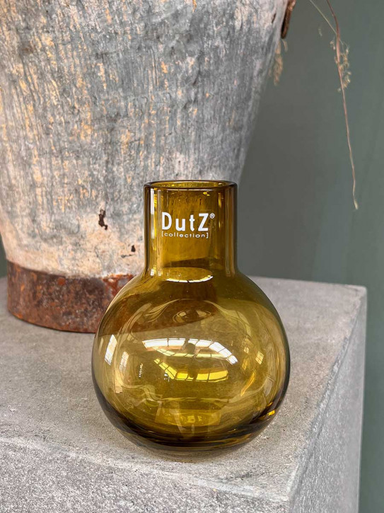 DutZ Collection Glas Vase Masa H14 D11 olive TR