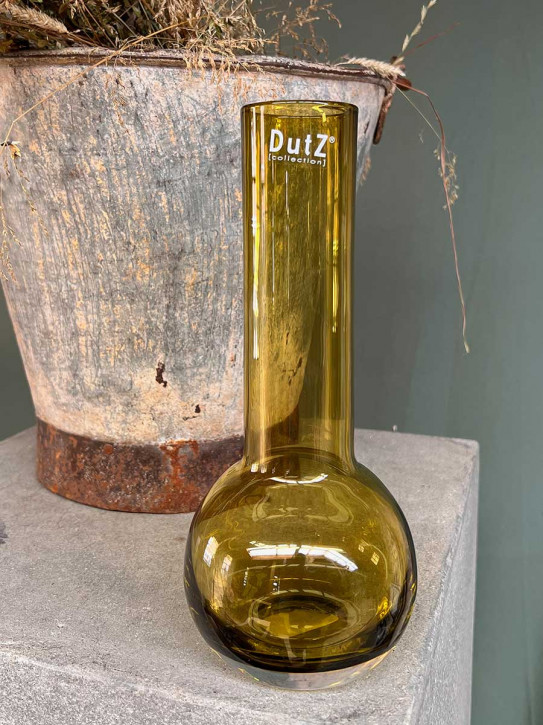 DutZ Collection Glas Vase Masa H25 D11 olive TR