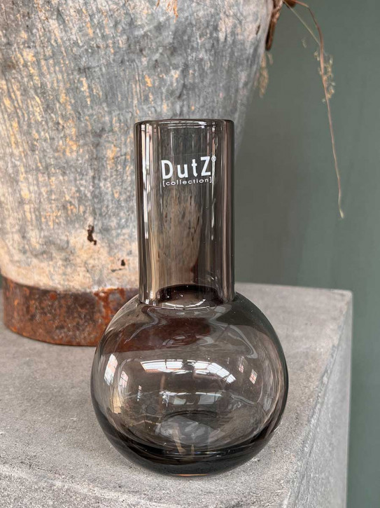DutZ Collection Glas Vase Masa H18 D11 smoky blue