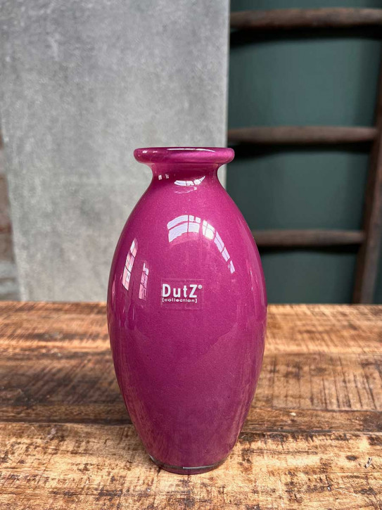 DutZ Collection bauchige Glas Vase Nadiel violet H18 D9