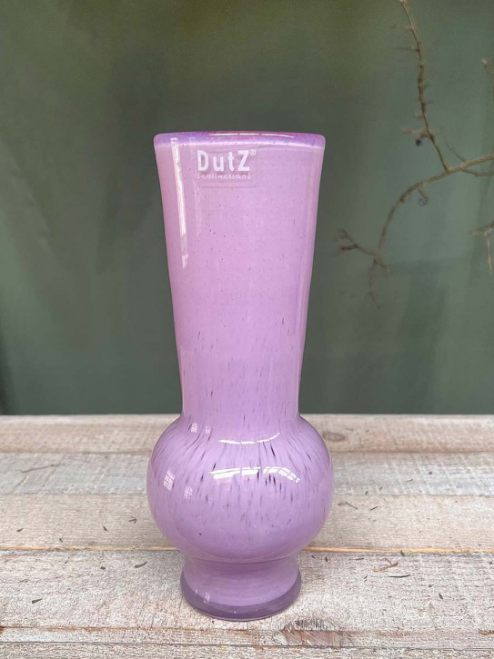 DutZ Collection Glas Vase Vibe bauchig lila H25