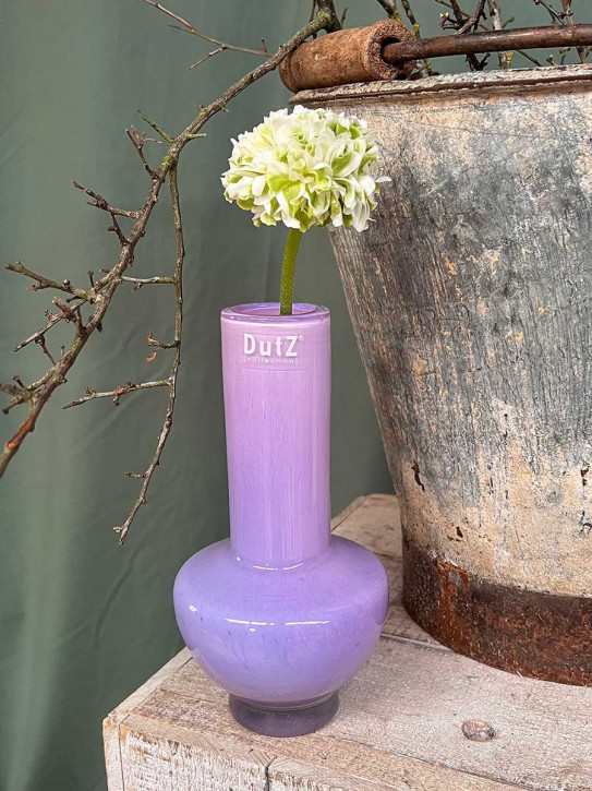 DutZ Collection Glas Vase Vibe conisch lila H20
