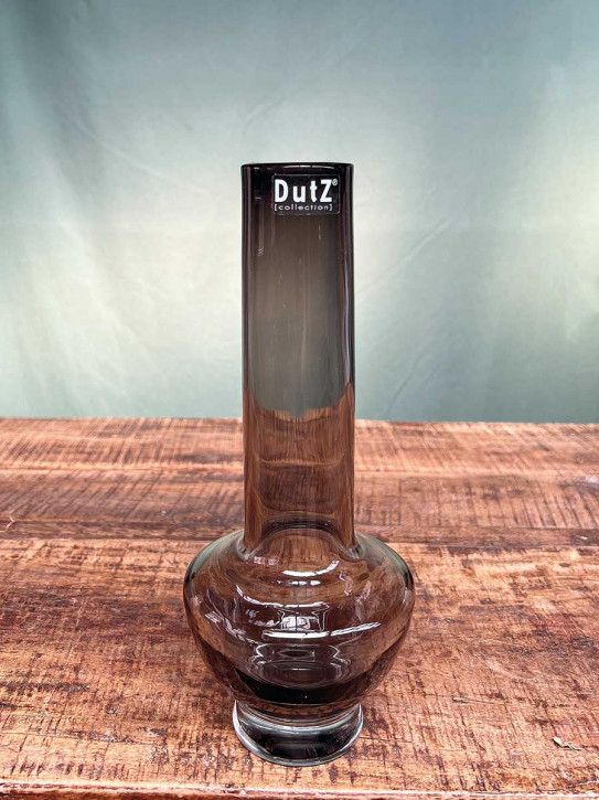 DutZ Collection Glas Vase Vibe conisch rauchgrau H25