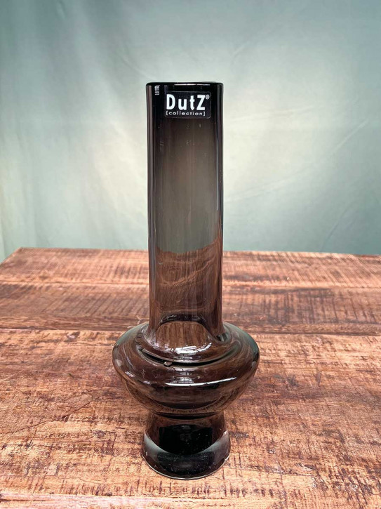DutZ Collection Glas Vase Vibe conisch2 rauchgrau H25