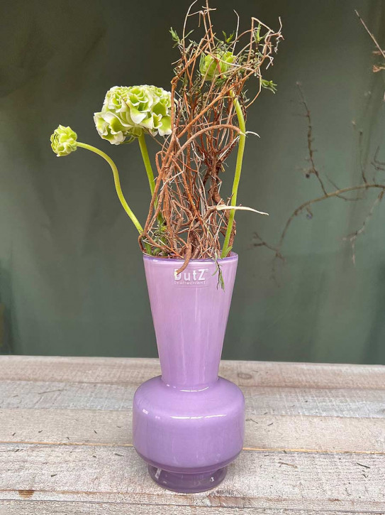 DutZ Collection Glas Vase Vibe lila H20