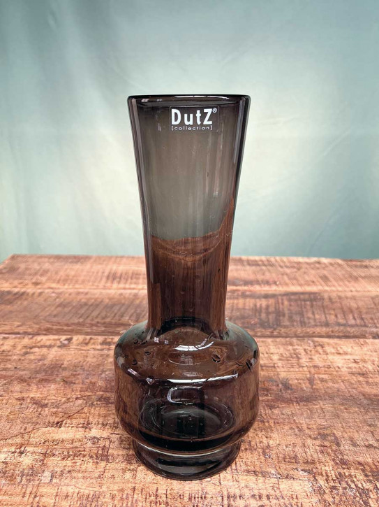 DutZ Collection Glas Vase Vibe rauchgrau H25