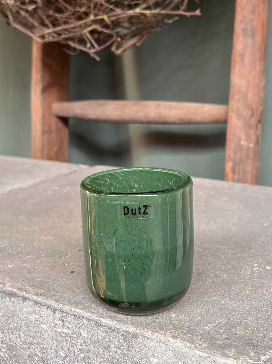DutZ Collection Glas Pot Votive Cup H9 D8 dunkelgrün