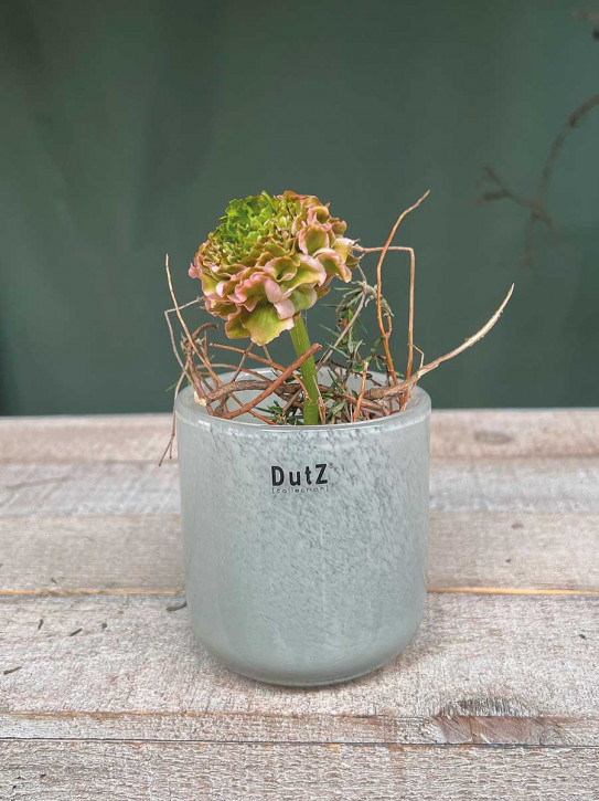 DutZ Collection Glas Pot Votive Cup H9 D8 pale blue