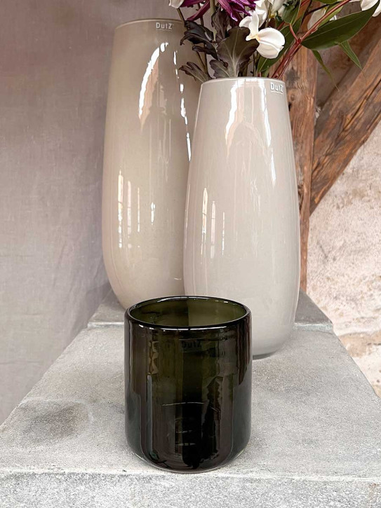 DutZ Collection Glas Pot Votive Cup H13 D11 smoke