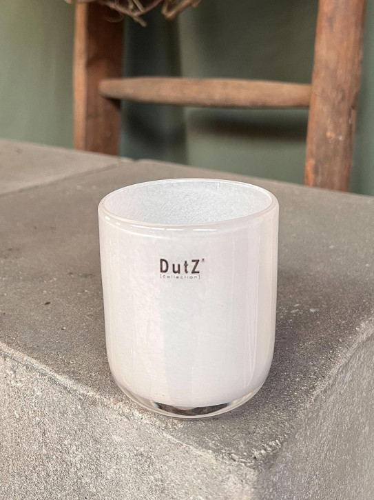 DutZ Collection Glas Pot Votive Cup H9 D8 weiss