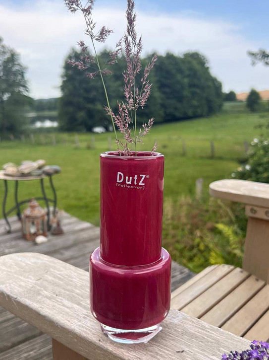 DutZ Collection Glas Vase Rona H18 raspberry