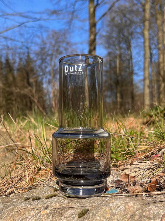 DutZ Collection Glas Vase Rona H18 smoky blue