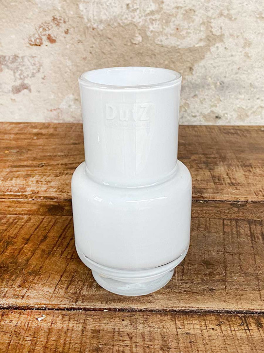DutZ Collection Glas Vase Rona H14 weiß