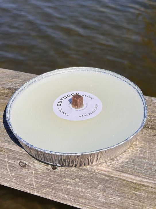 Alu Flammschale creme 16.5