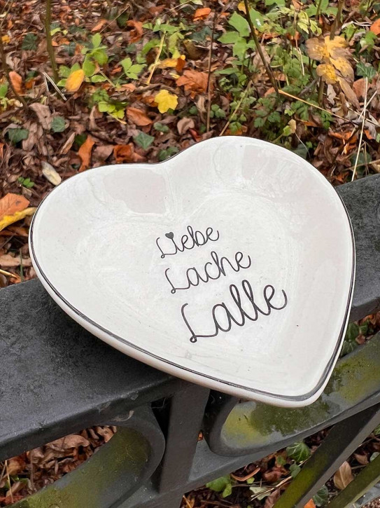 Love Plate Herz Dekoteller Porzellan S Liebe Lache Lalle GiftCompany