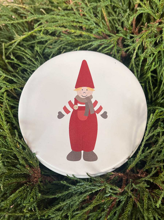 IB Laursen Nostalgie Metalldose Wichtel Keksausstecher Tannenbaum