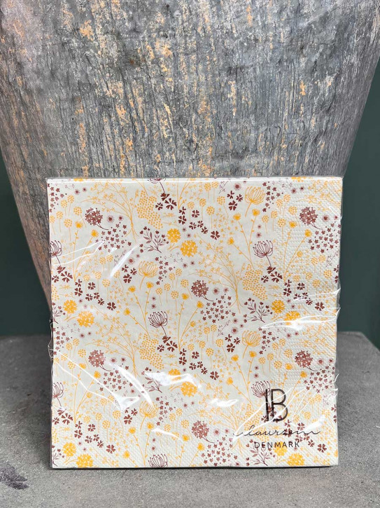IB Laursen Papier Servietten Herbstblumen 20 Stück