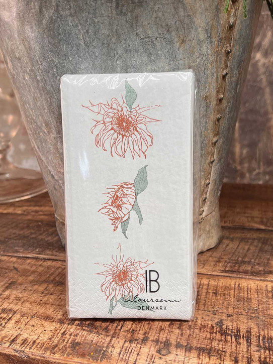 IB Laursen Papier Servietten Sonnenblumenköpfe 16 Stück IB Laursen Papier Servietten Sonnenblumenköpfe 16 Stück