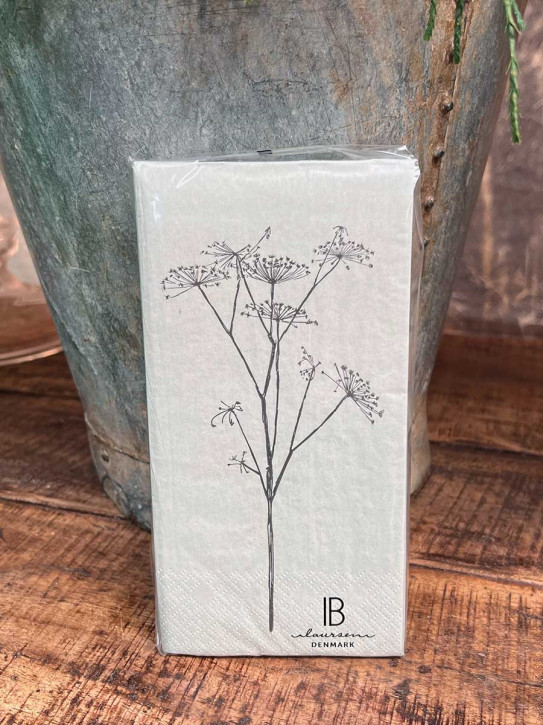 IB Laursen Papier Servietten braune Doldenblume 16 Stück