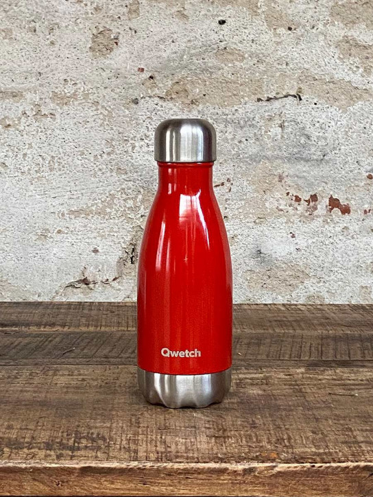 Qwetch Isotherme Flasche shiny red 260ml