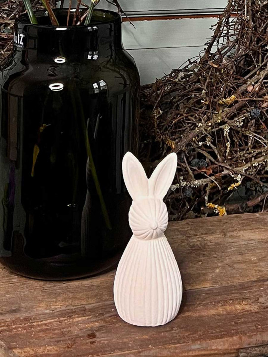 Keramik Hase Malou weiß H14 Keramik Hase Malou weiß H14