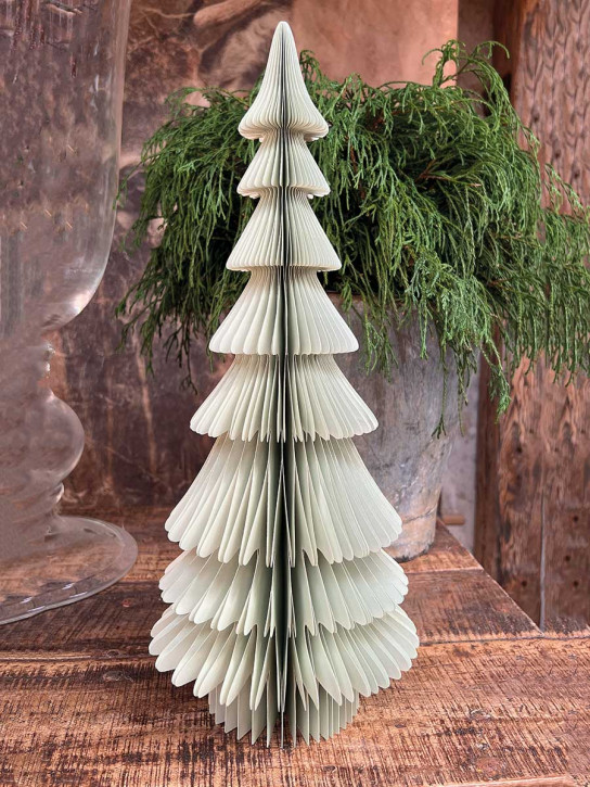Papier Falt-Tannenbaum Dacia hellgrün H45