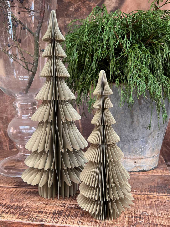 Papier Falt-Tannenbaum Dacia salbei