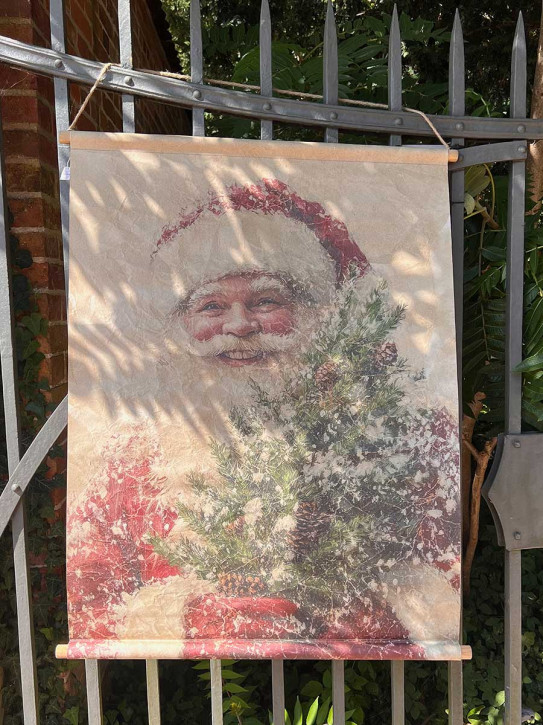 Wandbild Wandbehang Santa B76 H97