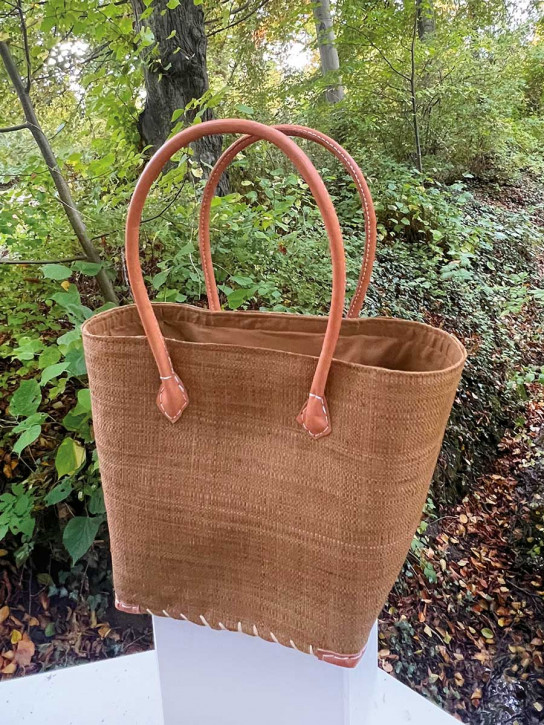 frosch und rabe Shopper haselnussbraun mit Futter M