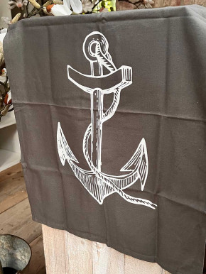 17;30 - Geschirrhandtuch Anker aus Baumwolle