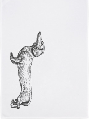 17;30 - Geschirrhandtuch Hund Dackel Baumwolle