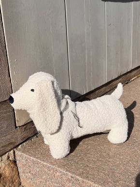 Türstopper Hund weiß H22