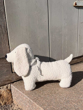 Türstopper Hund weiß H22